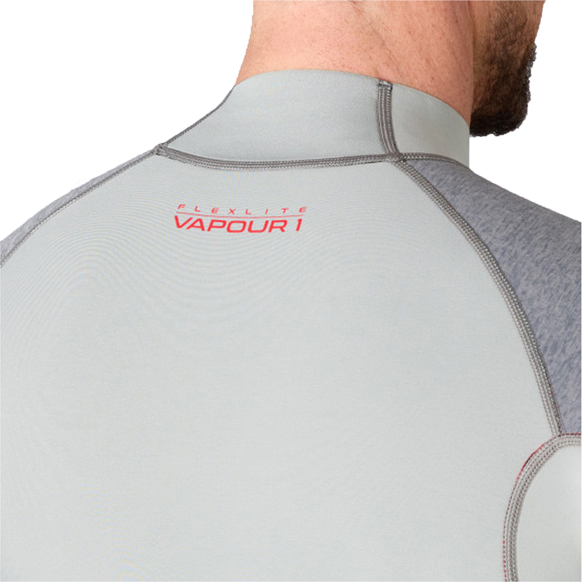 2026 Musto Mens Flexlite Vapour 1.0 Long Sleeve Wetsuit Top 82068 - Grey Marl
